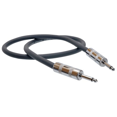 Hosa SKJ-425 Pro Speaker Cable REAN 1/4 in TS to Same 25 ft