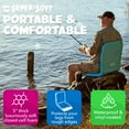 thumbnail image 3 of TRC Recreation Super Soft 19 Inch Foam Folding Lake Poolside Chair, Bahama Blue, 3 of 12