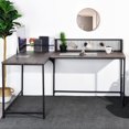 thumbnail image 1 of Homylin L Shaped Desk Computer Desk Home Office Corner Desk Gaming Desk 65", 1 of 7