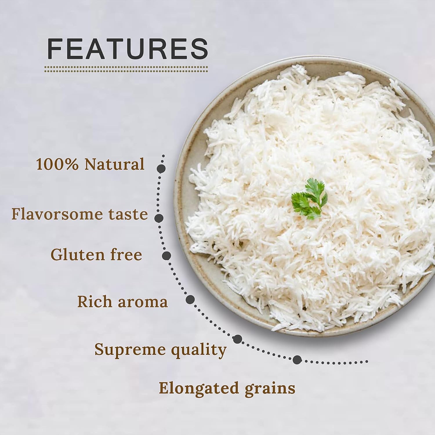 Basmati Rice 10 LB Classic By BulkShopMarket