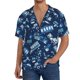 thumbnail image 1 of Fotbe Blue Bus Camisa Estampada de Manga Corta para Hombre, Casual de Verano, Estilo Playero, Sin Arrugas-Large, 1 of 5