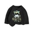 thumbnail image 1 of T-Shirts pour Filles, Imprimé à la Mode, Col Rond Décontracté, 1 of 3