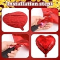 thumbnail image 5 of 16 Piezas Decoraciones para Fiestas Temáticas de Casino Globos de Aluminio de Casino de 20 Pulgadas, Globos de Cartas de Naipes con Corazón para Fiestas de Las Vegas, Eventos de Pó, 5 of 5
