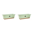 thumbnail image 1 of Ounissouiy Caja de macetas de plástico para cultivo de verduras, contenedor para plantar, cesta de jardín, maceta para balcón, hogar, Patio al Type1 NO1, 1 of 6