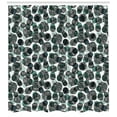 thumbnail image 1 of Ambesonne Leaves Shower Curtain, Abstract Dots Foliage, 69"Wx84"L, Pale Green Slate Blue, 1 of 3