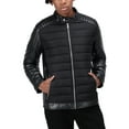 thumbnail image 6 of X RAY Jeans Moto Jacket with PU sleeves And Faux Shearling Lining, Black, S, 6 of 9