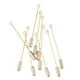 thumbnail image 4 of 20 Unids 5cm Broche Para Adultos Unisex, Accesorios De Gorra Bufanda, Plata + Oro, 4 of 9