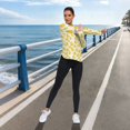 thumbnail image 6 of FORMRS Womens Long Sleeve Shirts UPF 50+ Sun Protection Quick Dry Fishing Hiking Tops, Size S-2XL, Yellow Rubber Ducks, 6 of 8