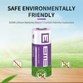 thumbnail image 2 of EEMB 4PACK CR123A Lithium Batteries 3V 1700mAh CR123 Battery with High Capacity for Flashlight Toys Alarm System Non-Rechargeable Battery, 2 of 7