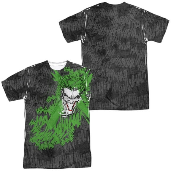 Batman Whats So Funny Unisex Adult Sublimated Costume T Shirt (Front/Back), 2X-Large Multicolor