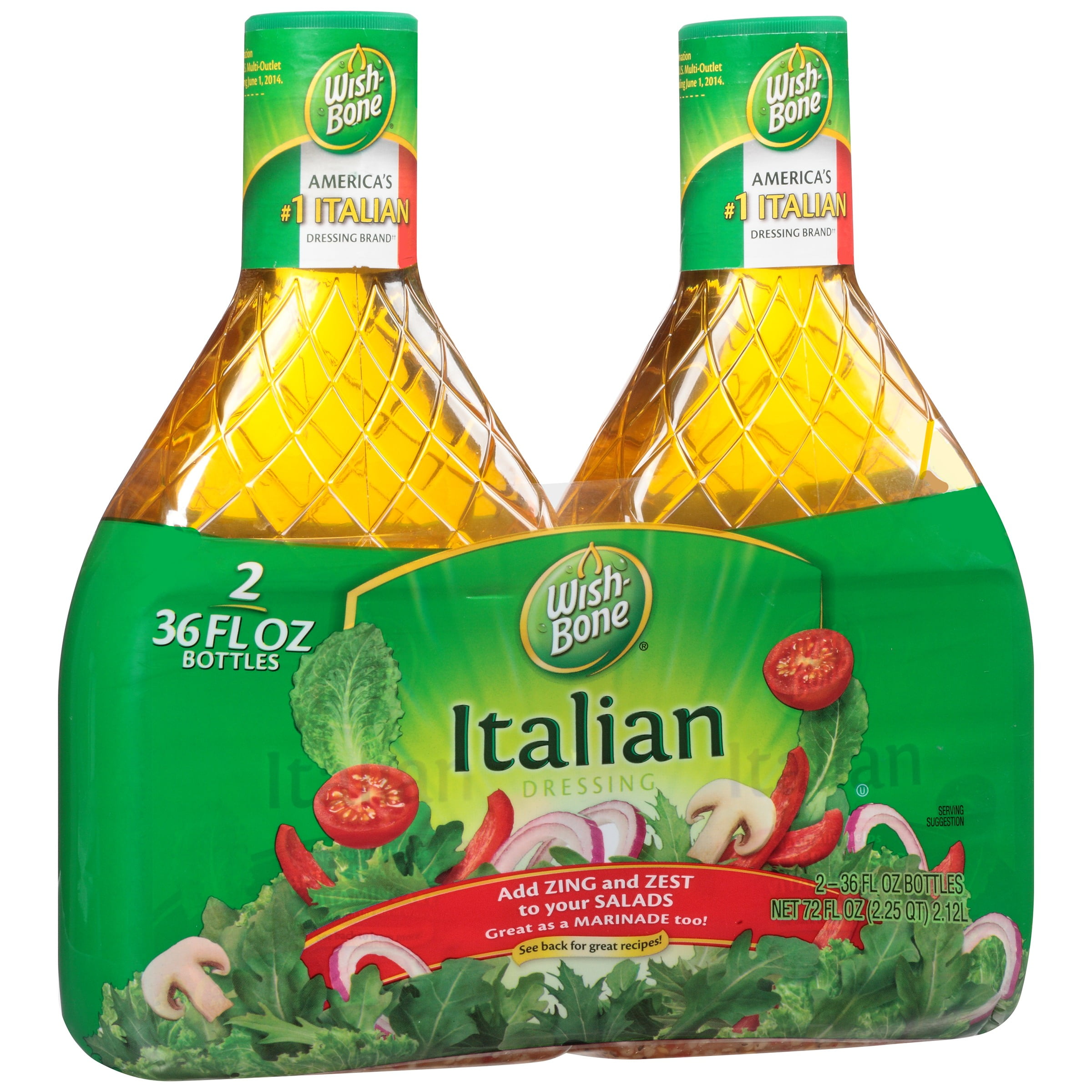 WishBone® Italian Dressing 2 36 fl. oz. Bottle