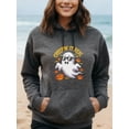 thumbnail image 3 of Haunted Night Halloween Hoodie for Men and Women, Unisex Pullover Hooded Sweatshirt, Comfortable Cotton Poly Blend, Casual Seasonal Outfit, 3 of 5