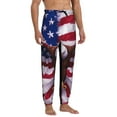 thumbnail image 4 of Kdxio USA Eagle with Spread Wings Pattern Joggers,Sweatpants for Men with Pockets-3X-Large, 4 of 5