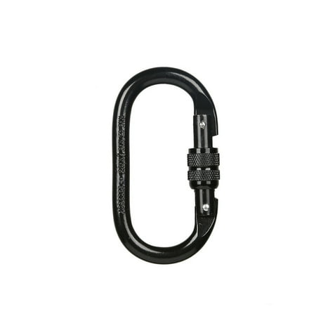 Climbing Carabiner 25 kN 5620 LB Heavy Duty Rugged Terrain Locking Carabiner Clip - Industrial Strength Carabiners - Climbing, Rigging, Ropes, Hammocks