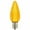Yellow, variant on 0.45 watt C9 Faceted LED Pink Replacement Bulb