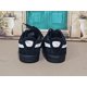 thumbnail image 4 of PU & MA Suede Women's Black/Pink Lace Up Sneakers US Size 9, 4 of 6