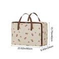 thumbnail image 3 of Hometravel Extra Large Storage Tote Bag, Durable Zippered Carrier for Clothes and Blankets, Reinforced Handle Bag for Travel, Home Organization for Seasonal Items, 3 of 7