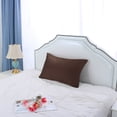 thumbnail image 2 of 3 Pack 19 Momme Smooth Mulberry Silk Pillow Case Cover, King, Brown, 2 of 8