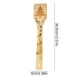 thumbnail image 4 of Taotanxi Christmas Wooden Spatula Laser Engraved Baking Wooden Spoon Holiday Cooking Tableware E, 4 of 6