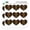 Opaque, variant on Let's Stick Together Walking Bugs Love Funny Humor Heart Shaped Planner Calendar Scrapbook Craft Stickers