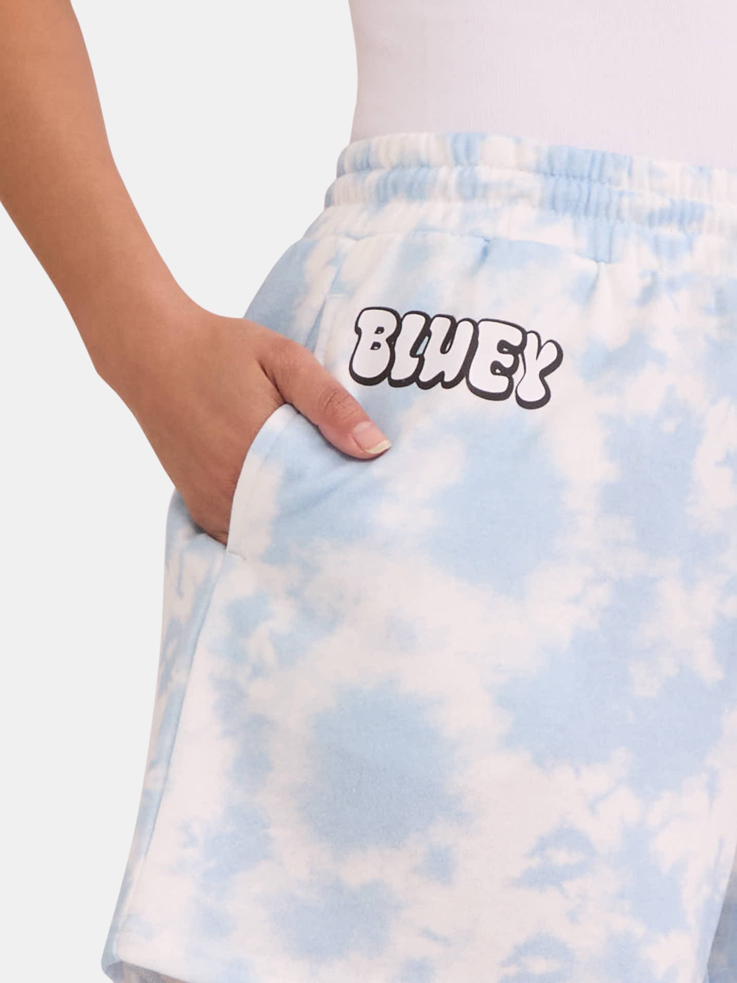 Bluey Women's Tie Dye Shorts, Sizes XXS-XXL