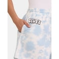 thumbnail image 4 of Bluey Women's Tie Dye Shorts, Sizes XXS-XXL, 4 of 5