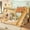 Natural with Slide, variant on Bellemave Twin Wooden Loft Bed with Storage, Low Loft Bed with Ladder, Wooden Loft Bed Twin Size with Safety Guardrails for Teens, White