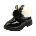 thumbnail image 4 of ZACPNCV Infant Toddler Girls Shoes Fall and Winter New Mid Size Children's High Top Girls' Princess Over Knee Long Boots Cotton Boots Brown 9-10 Years, 4 of 7