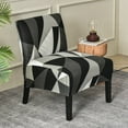 thumbnail image 2 of Covers Washable Armless Chair Slipcover Printed Armless Chair Furniture Protector Covers for Living Dining Room Hotel, 2 of 4