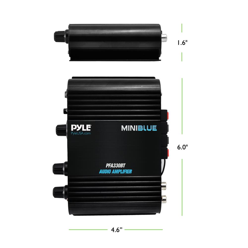 Pyle 90 Watt 8 Ohm Bluetooth Mini Blue 