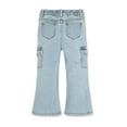 thumbnail image 2 of Wonder Nation Toddler Girl Fashion Denim Jeans, Sizes 12M-5T, 2 of 3