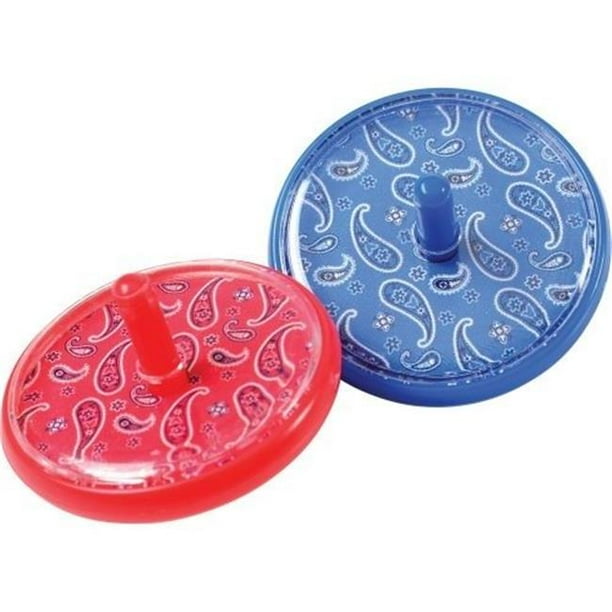 US Toy 4607 Western Toy Tops for Kids Pack of 12