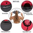 thumbnail image 3 of Sombrero de sol de verano para mujer, sombrero de playa de ala ancha, sombrero anti ultravioleta para exteriores, sombrero de cola de caballo fresco plegable, 3 of 5