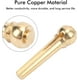 thumbnail image 4 of Pasador de puente, clavija de cuerda Universal, repuesto de accesorio de cobre para guitarra acústica folclórica, piezas de reparación de pasador dorado (dorado)(6 uds) JAMW Sencillez, 4 of 5