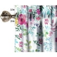 thumbnail image 3 of Spring Flower Curtains Valances for Kitchen,Vintage Farm Watercolor Flower Curtains Valance for Bedroom Bathroom Cafe Windows Curtain 54x18inch, 3 of 6