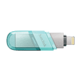 thumbnail image 2 of SanDisk 64GB iXpand Flash Drive Flip, for iPhone and iPad, Ice Mint - SDIX90N-064G-GN6NK, 2 of 3