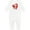 AA-White, variant on Hug Sock Monkey Baby Romper Coveralls