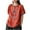 Red-women's white linen tee, variant on Dazajoo Women's Cotton Linen Tops Embroidered Short Sleeve Peasant Boho Tunic Top Summer Casual Round Neck Loose T Shirt,Red,M