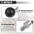 thumbnail image 6 of Unique Bargains 25mm Motorcycle Ball Mount Portable Adapter Rear View Mirror Screw Ball Head with M8 Threaded Bolt, 6 of 6