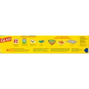 (2 pack) Glad Pressn Seal Food Plastic Wrap, 50 sq ft Roll