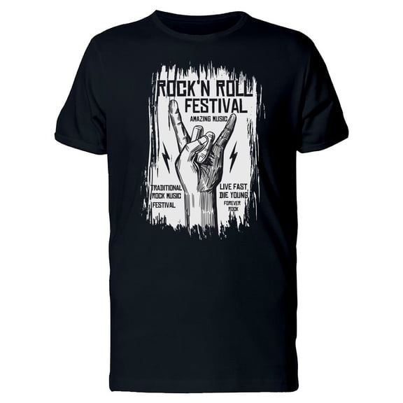 Rock N Roll Festival Tee Men's -Image by Shutterstock