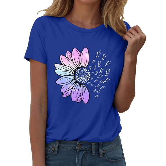 T Shirts For Women Womens Tops Fashion Workout T Shirts Athletic Plus Size Tops Summer Trendy Clothes Short Sleeve Spring Tee