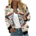 thumbnail image 2 of Jamicy Fashion Bomber Jacket Women Bomber Jackets Lightweight Full Zip Up Cropped Coats Fashion Windbreaker Outerwear Casual Quilted Jacket, 2 of 5