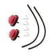 thumbnail image 3 of Kit de 2 de cebado para cortacésped, repuesto de rendimiento para reparación de equipos de jardinería, color negro y rojo, para AV520, 3 of 8
