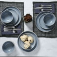 thumbnail image 5 of Gibson Home Remi 12pc Dinnerware Set - Blue, 5 of 6