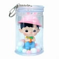 thumbnail image 2 of Boîte Aveugle 3D Haute Transparence Épaissie avec Sangle de Suspension - Organisateur Compact Polyvalent pour Petits Objets, Poupées, Bulles (Boîte Blanche Version Chaîne Transparente, Sans Poupée Incluse), 2 of 6