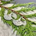 thumbnail image 2 of K-KED Women 925 Silver Filled Carve Silent Forest Moon Earrings Drop Wedding Jewelry-#5, 2 of 6