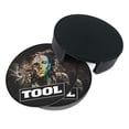 thumbnail image 3 of Tool Band Rock Round Coaster Set Of 6 Tabletop Protection Mats Leather Drink Cup Coasters Kitchen Coffee Decor, 3 of 8