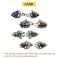 thumbnail image 4 of 4 Pack Vintage Sweater Clips Cape Cloak Clasp Cardigan Clips for Women(Colorful), 4 of 6