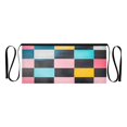 thumbnail image 7 of Yayeee Waist Apron with Pockets for Cooking Waterproof Half Server Aprons, Pink Checkered Pattern, 7 of 7